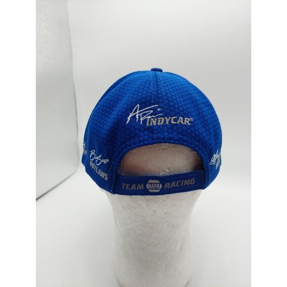 NAPA Team Racing Cap NASCAR Blue White Embroidered Strapback - Picture 3 of 6